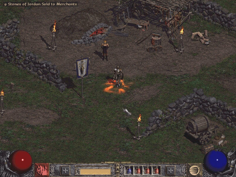 Screenshot du patch 1.10 de DiabloII