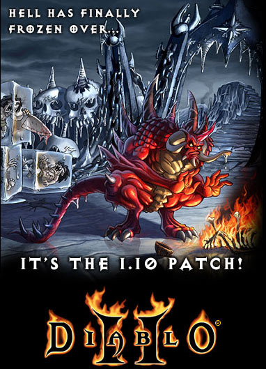 Image de la page d'accueil de Blizzard (octobre 2003)