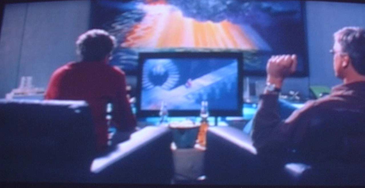 Screenshot de DiabloII dans l'une des scènes coupées du film Antitrust en DVD