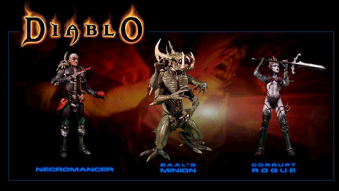 Figurines Diablo pour l'année 2003