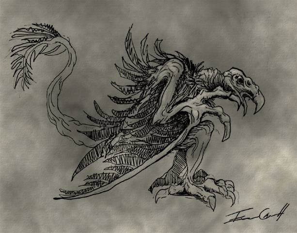 Image tirée du développement des monstres de Diablo II.