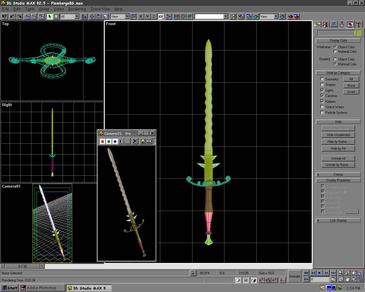 Image tirée du développement des PNJ et de l'équipement de Diablo II.